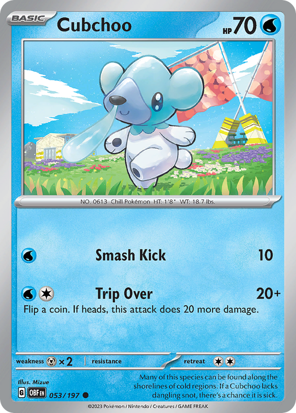 Cubchoo - Obsidian Flames SET-53