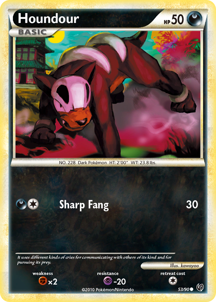 Houndour - HS Undaunted SET-53