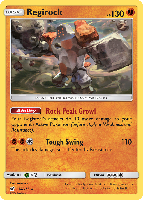 Regirock - Crimson Invasion SET-53
