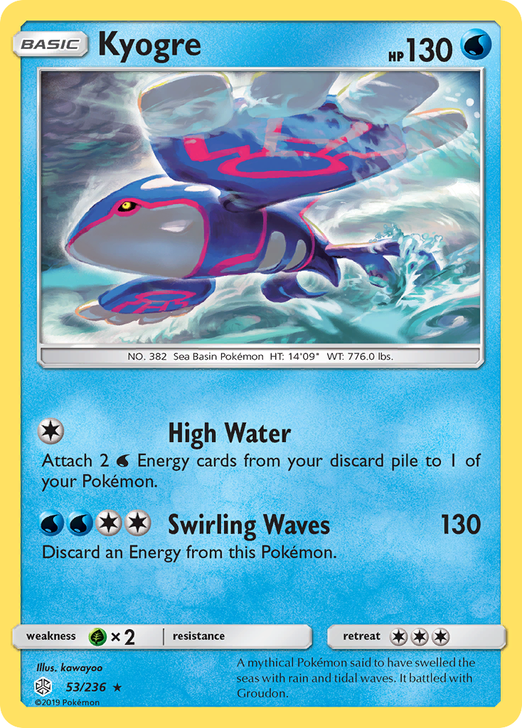 Kyogre - Cosmic Eclipse SET-53
