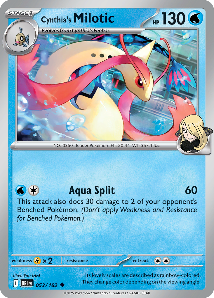 Cynthia's Milotic - Destined Rivals SET-53