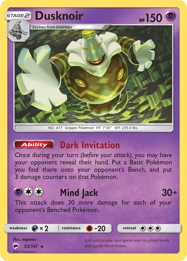Dusknoir - Burning Shadows SET-53