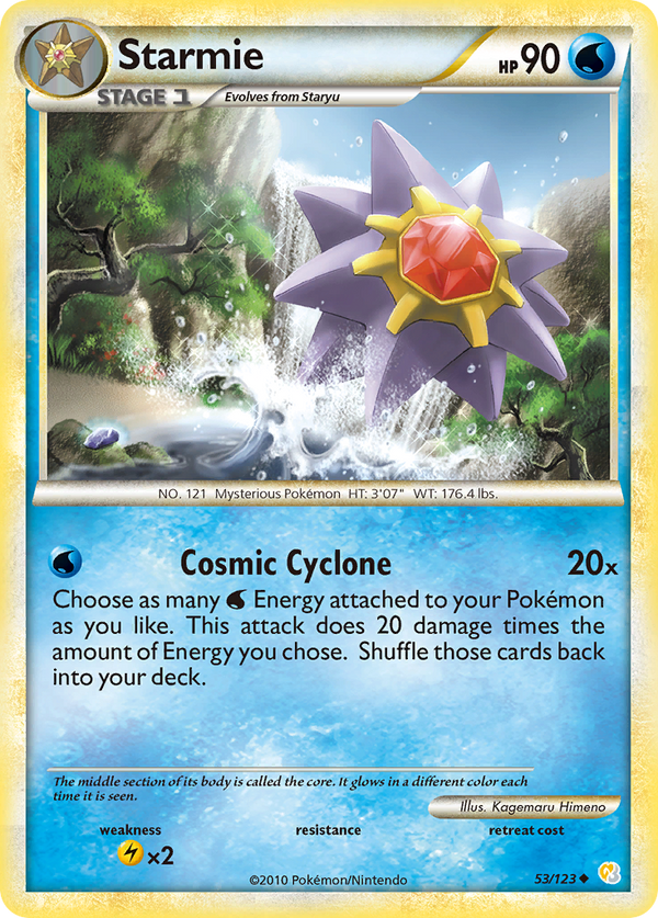 Starmie - HeartGold & SoulSilver SET-53