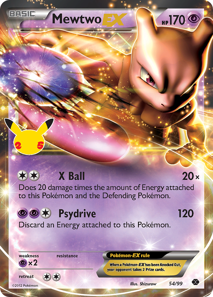 Mewtwo-EX - Celebrations: Classic Collection SET-54_A