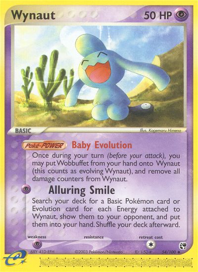 Wynaut (Sandstorm SET) (Pokémon) (Basic) (Psychic) (HP: 50) (Uncommon) (PKM Sandstorm SET-51)