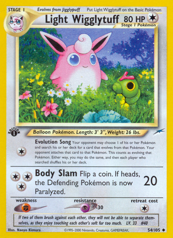Light Wigglytuff - Neo Destiny SET-54