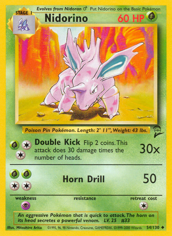 Nidorino - Base SET 2-54