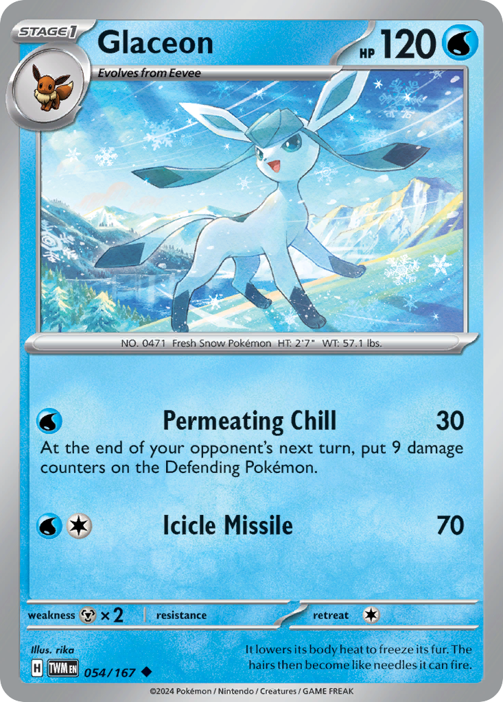 Glaceon - Twilight Masquerade SET-54