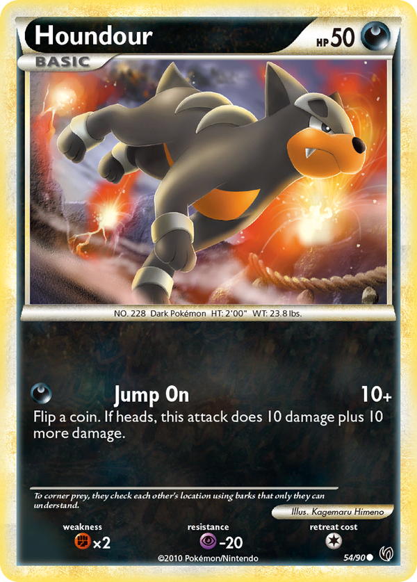 Houndour - HS Undaunted SET-54
