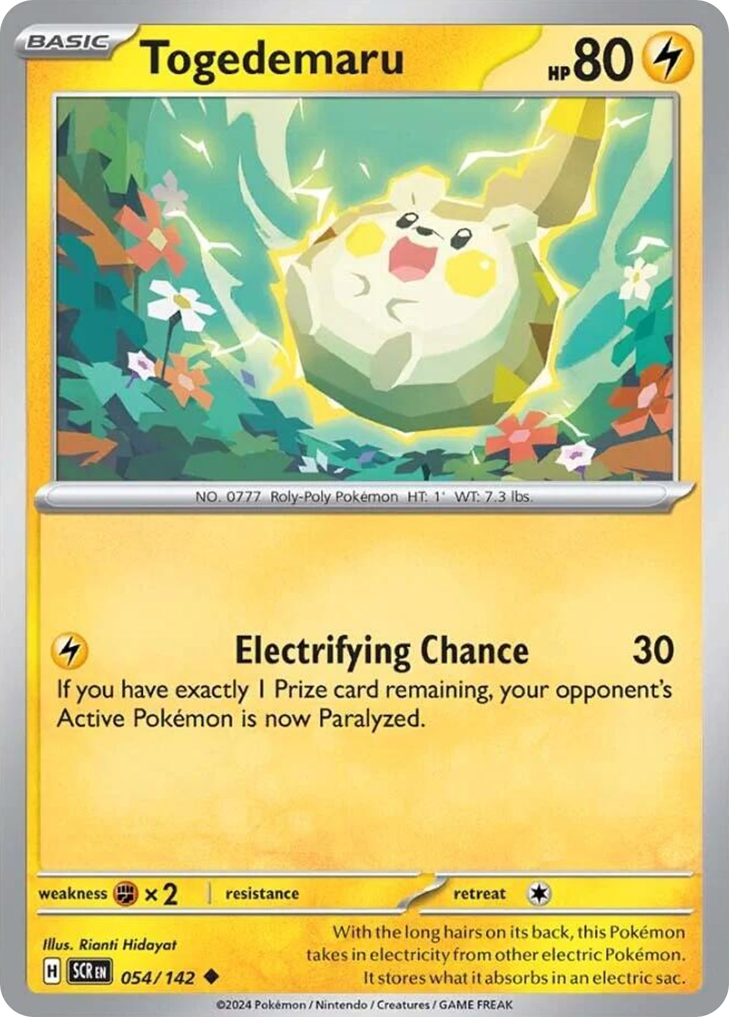 Togedemaru - Stellar Crown SET-54