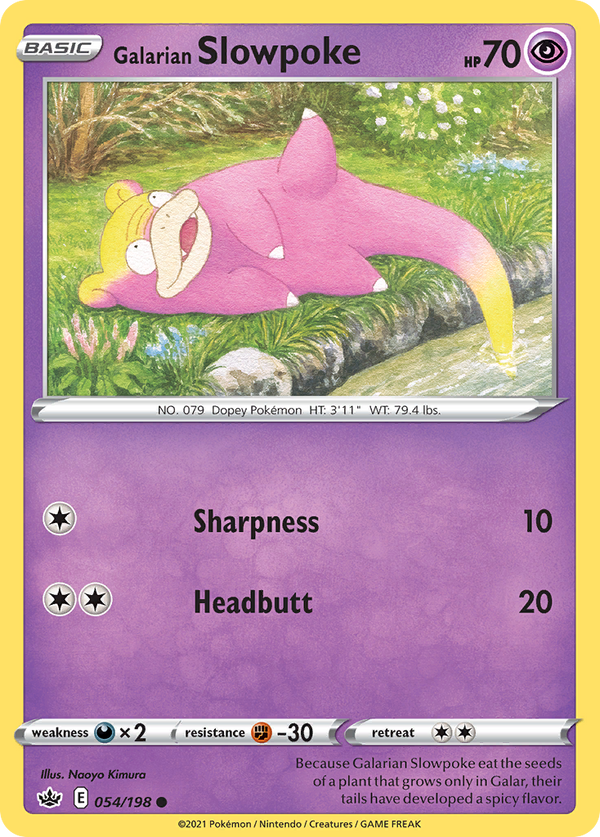 Galarian Slowpoke - Chilling Reign SET-54