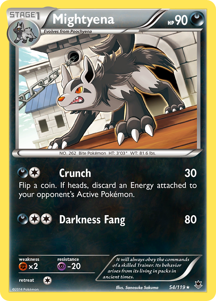 Mightyena - Phantom Forces SET-54