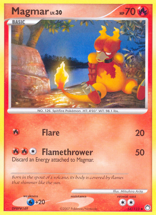 Magmar - Mysterious Treasures SET-54