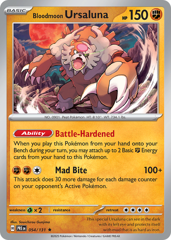 Bloodmoon Ursaluna - Prismatic Evolutions SET-54