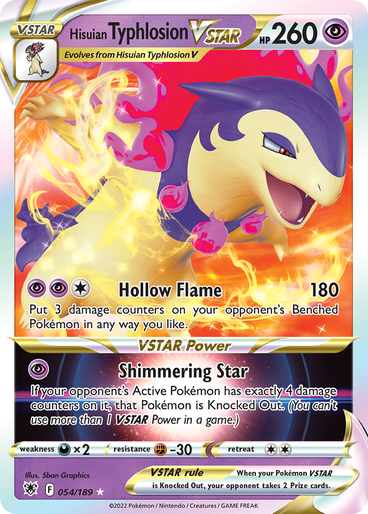 Hisuian Typhlosion VSTAR - Astral Radiance SET-54