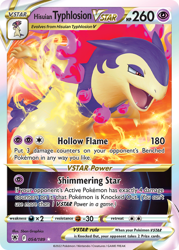 Hisuian Typhlosion VSTAR - Astral Radiance SET-54