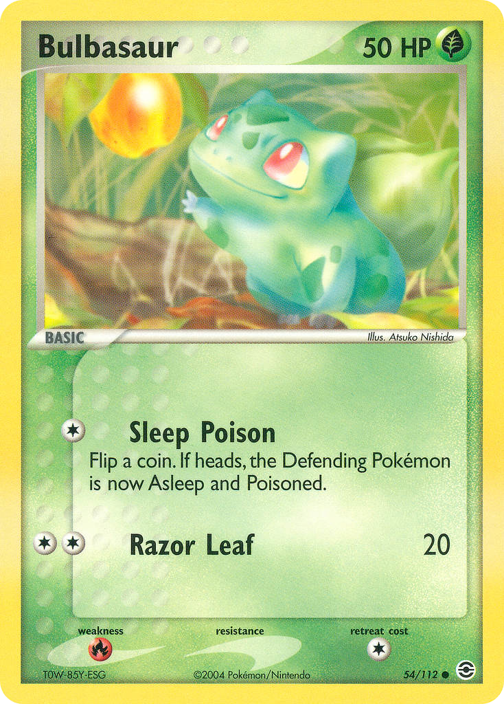 Bulbasaur - FireRed & LeafGreen SET-54