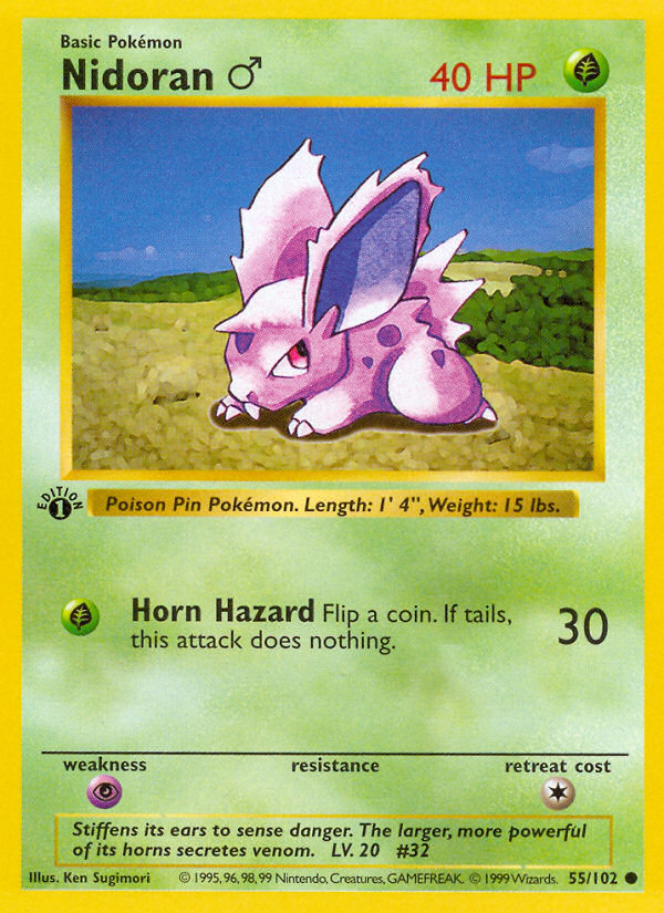 Nidoran ? - Base SET-55