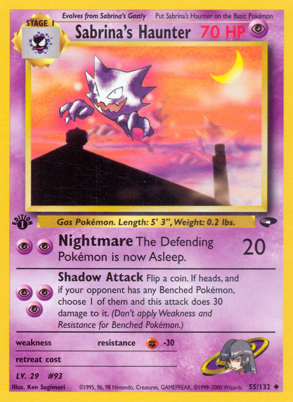 Sabrina's Haunter - Gym Challenge SET-55