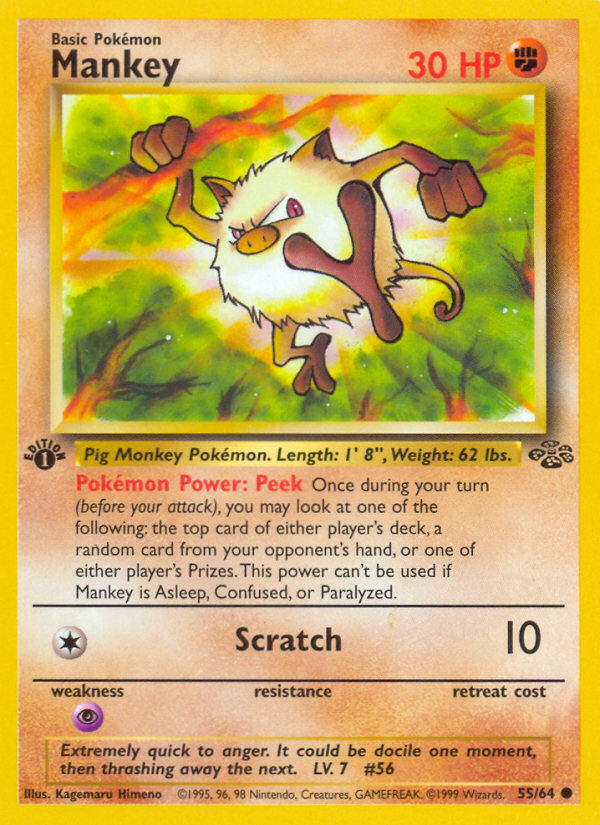 Mankey - Jungle SET-55
