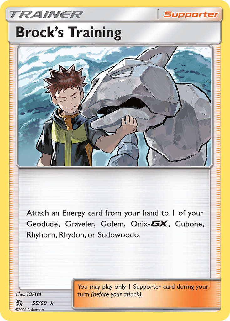 Brock's Training - Hidden Fates SET-55