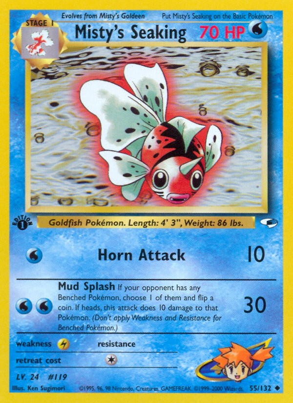 Misty's Seaking - Gym Heroes SET-55