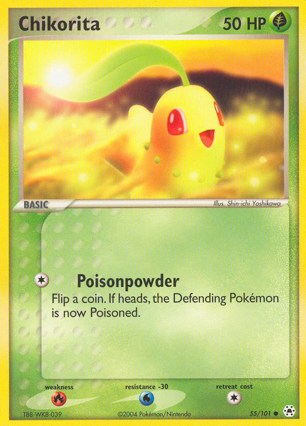 Chikorita - Hidden Legends SET-55