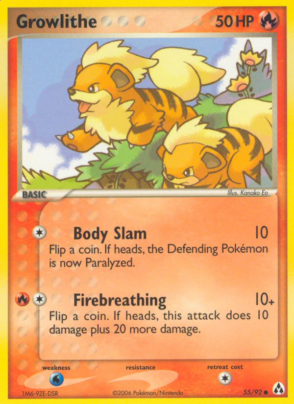 Growlithe - Legend Maker SET-55