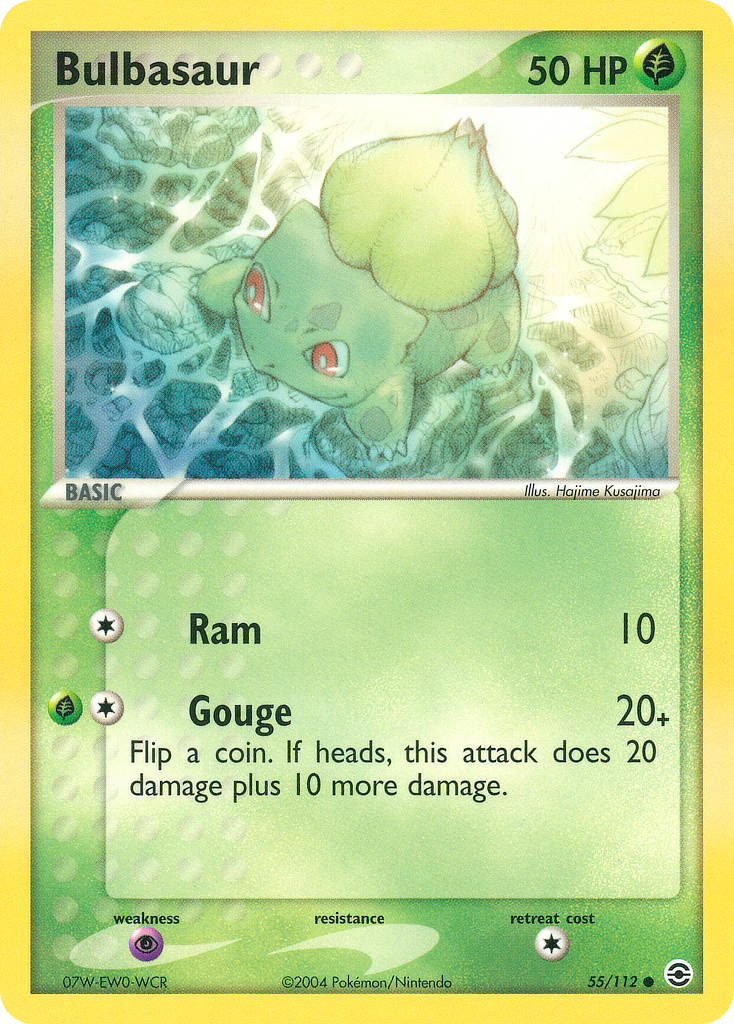 Bulbasaur - FireRed & LeafGreen SET-55
