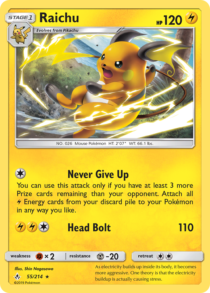 Raichu - Unbroken Bonds SET-55