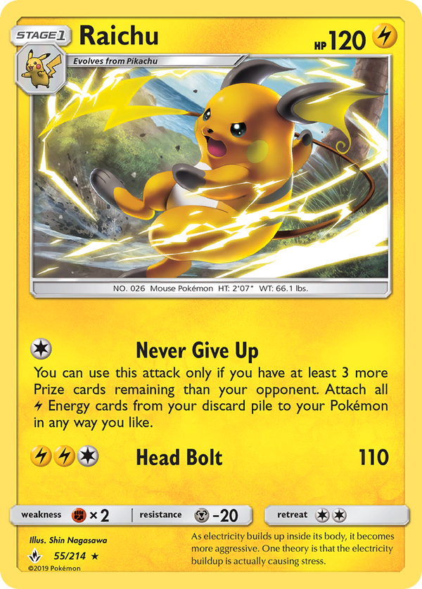 Raichu - Unbroken Bonds SET-55
