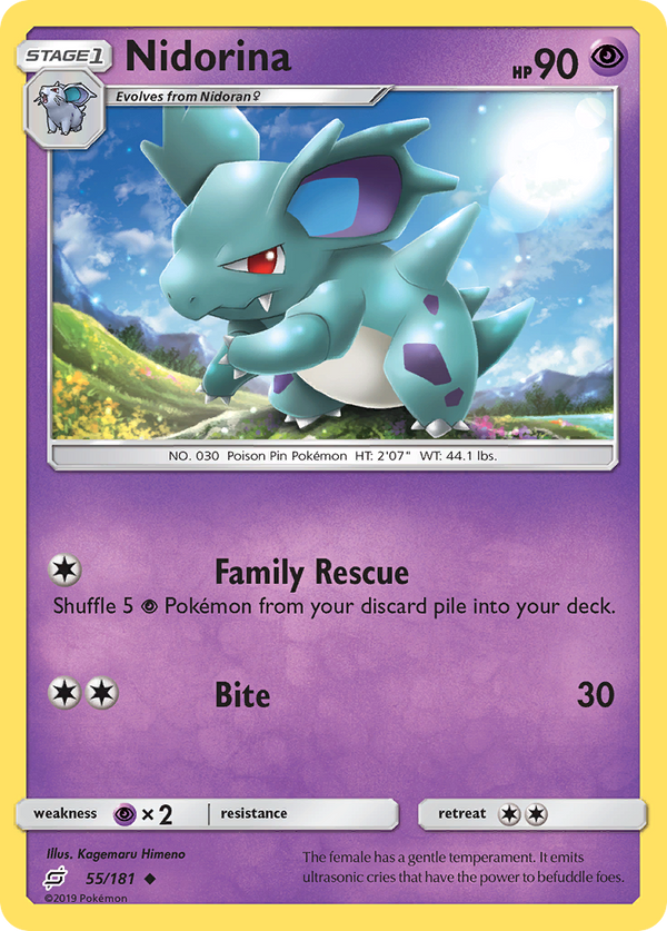 Nidorina - Team Up SET-55