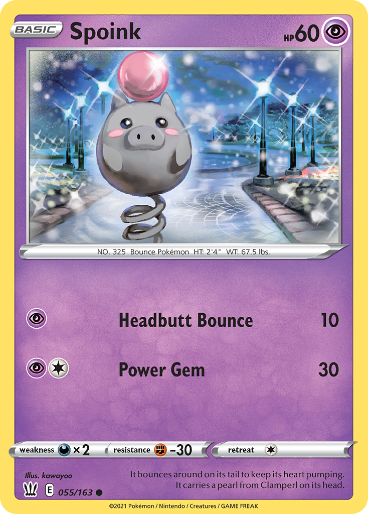 Spoink - Battle Styles SET-55