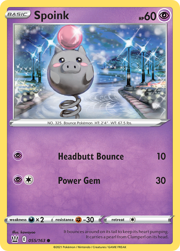 Spoink - Battle Styles SET-55