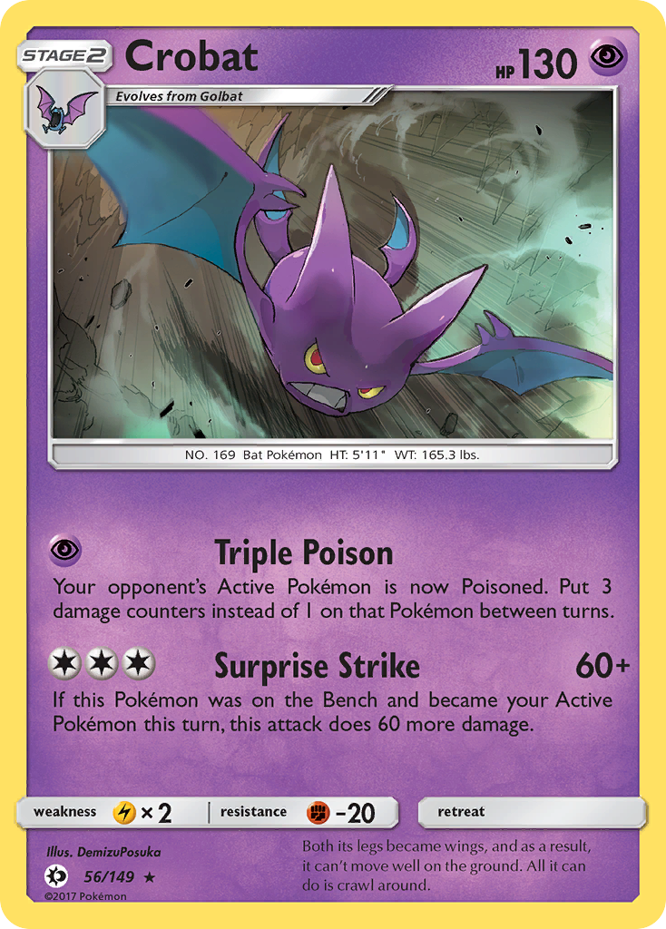 Crobat - Sun & Moon SET-56
