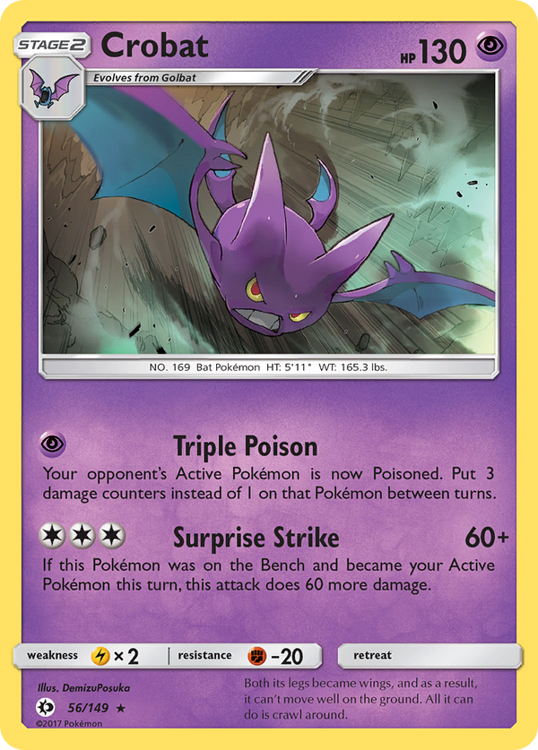 Crobat - Sun & Moon SET-56