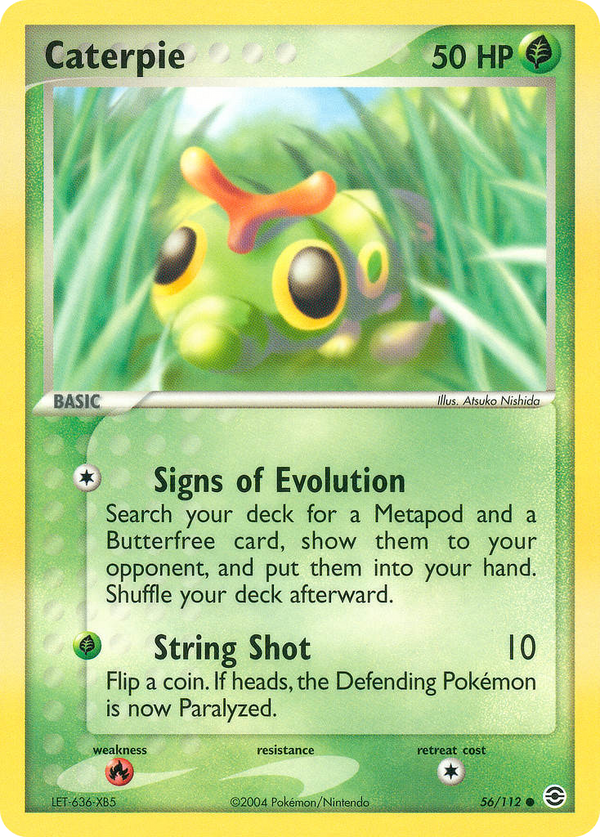 Caterpie - FireRed & LeafGreen SET-56