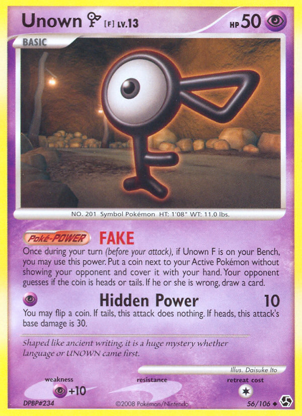 Unown [F] - Great Encounters SET-56