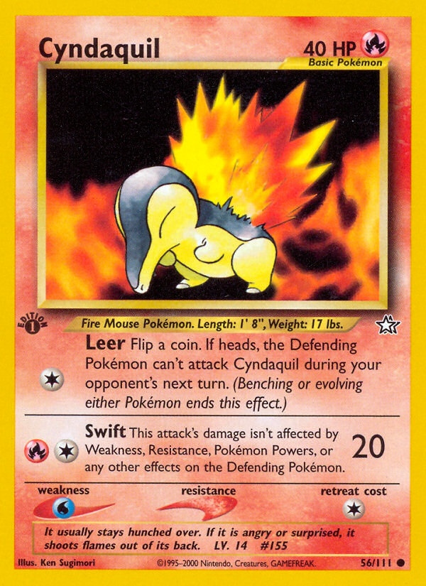 Cyndaquil - Neo Genesis SET-56