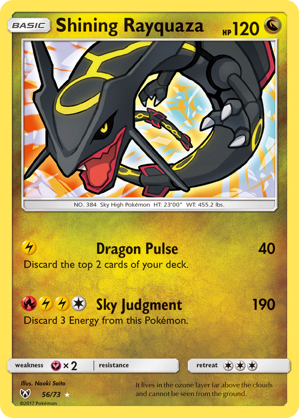 Shining Rayquaza - Shining Legends SET-56
