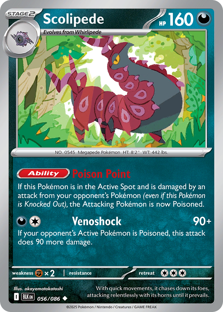 Scolipede - Black Bolt SET-56