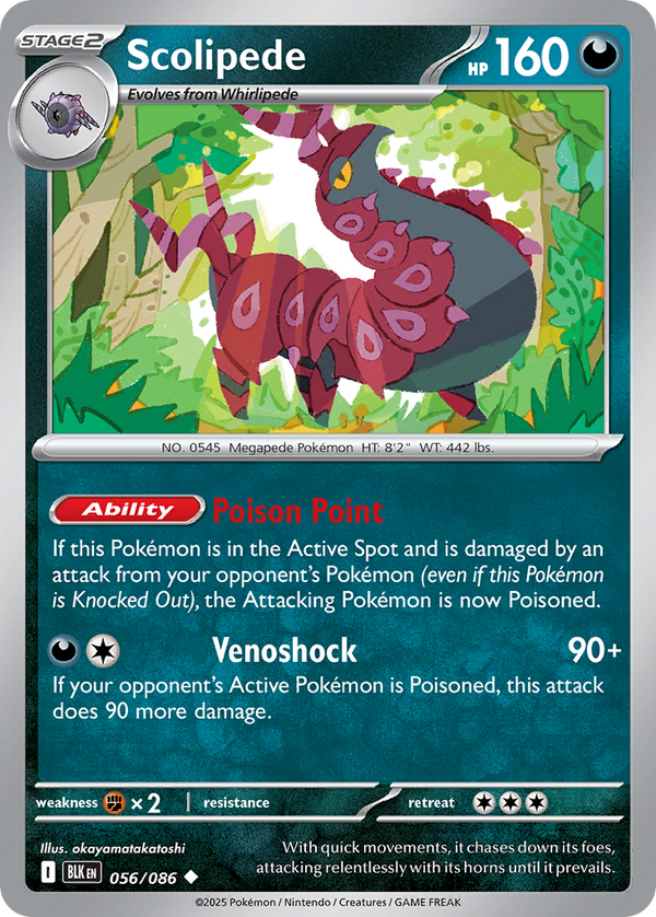 Scolipede - Black Bolt SET-56