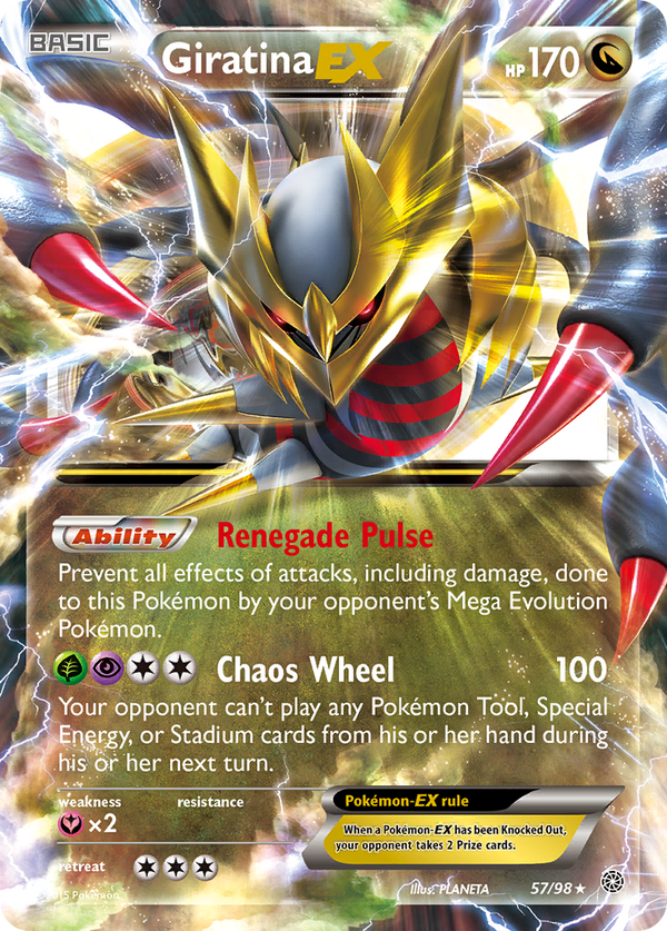 Giratina-EX - Ancient Origins SET-57