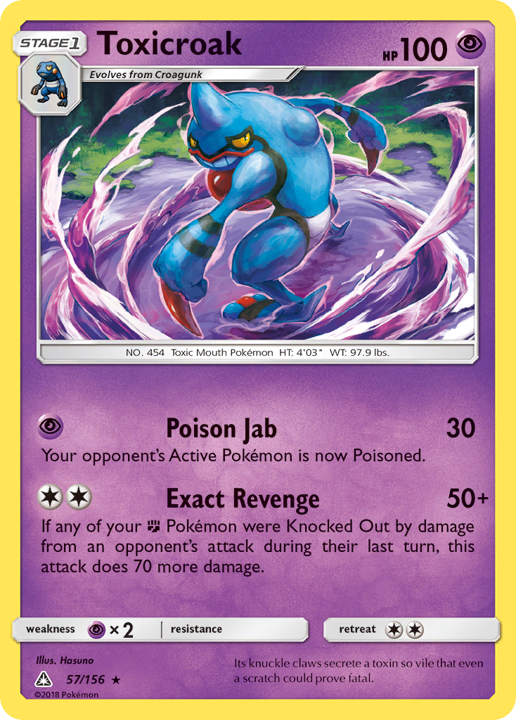 Toxicroak - Ultra Prism SET-57
