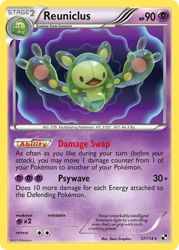 Reuniclus - Black & White SET-57