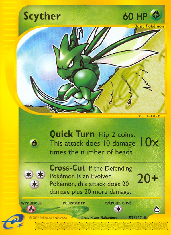 Scyther - Aquapolis SET-57