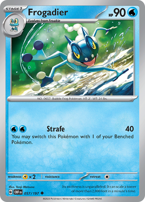 Frogadier - Obsidian Flames SET-57