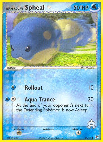 Team Aqua's Spheal - Team Magma vs Team Aqua SET-57