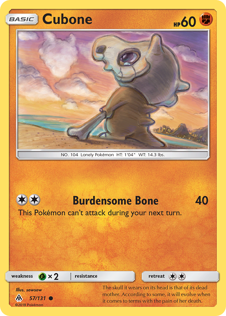 Cubone - Forbidden Light SET-57