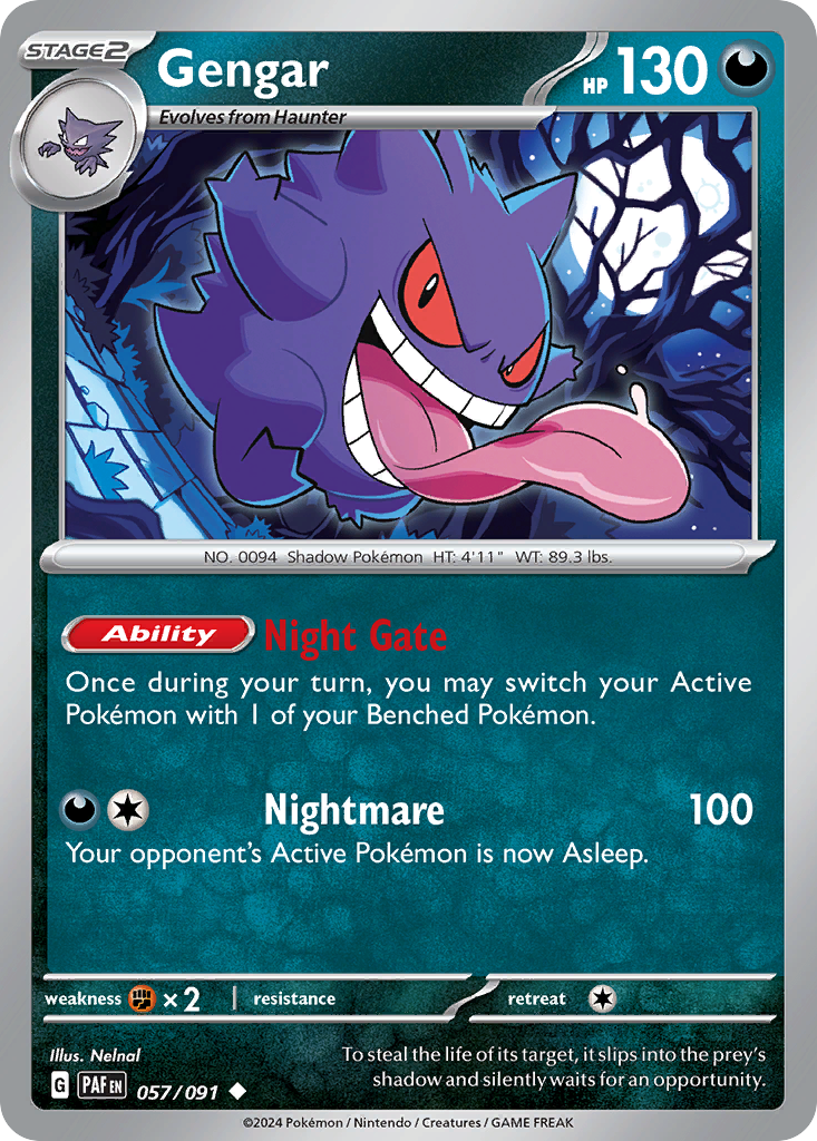 Gengar - Paldean Fates SET-57